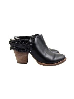 Dolce Vita DV8 Women's Size 8 Black Heeled Western Style Mules